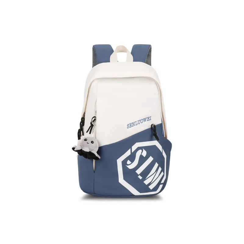 LEXI Waterproof Abrasion Resistant Fabric Backpack Unisex Multicolor-5