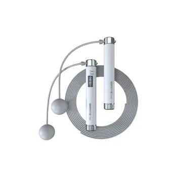 Ying Erjian Smart Counting Jump Ropes Unisex PVC Rope ABS Controller 3m Cord Length White