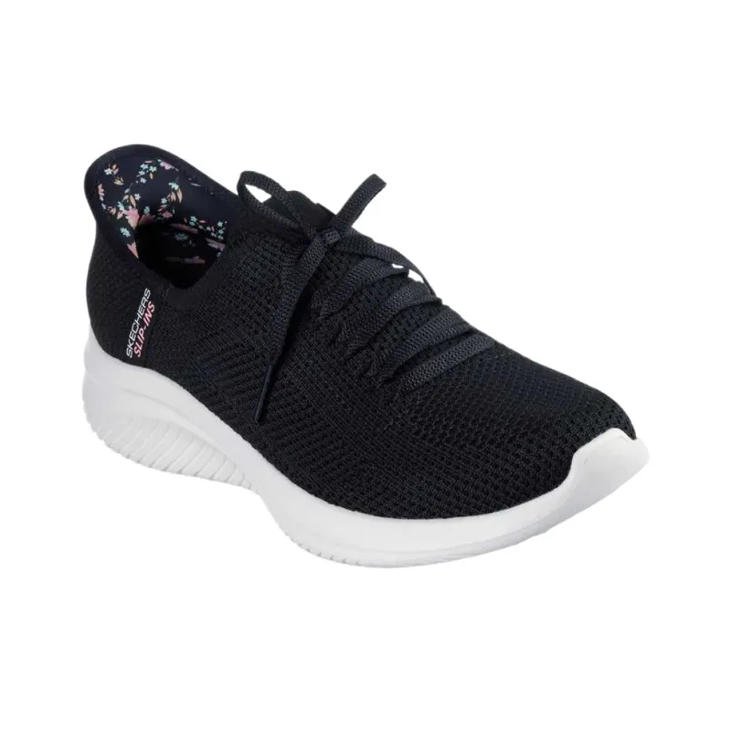 Skechers Ultra Flex 3.0 Low Top Casual Shoes Women's Black-1