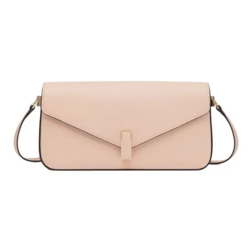 Valextra Iside Millepunte Soft Calfskin Envelope Bag, Crossbody Bag, Shoulder Bag Women's Pink