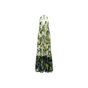 Roberto Cavalli Floral print Silk Dress