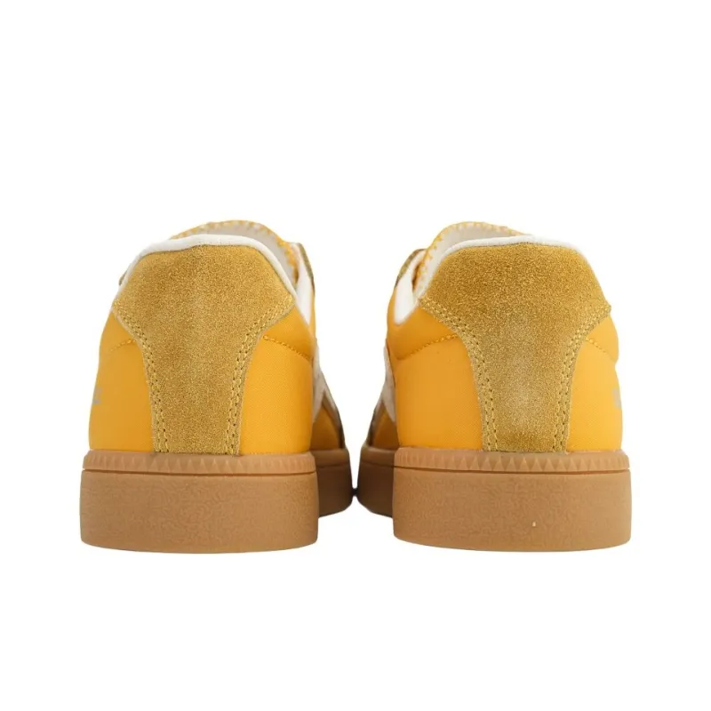 GLO BULL Slip Resistant, Lightweight, And Breathable Low Top Skateboard Shoes Unisex Yellow-4