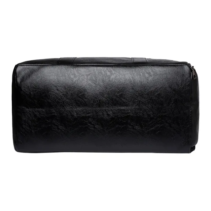 Mulinsen PU Travel Bag Men's Black/Brown-1