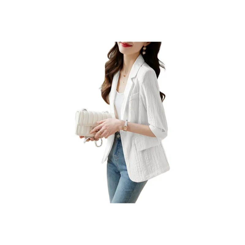 Still Quiet Cropped Coat Women's-1