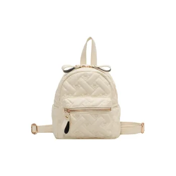 RIVMIND PU Backpack Women's White/Black