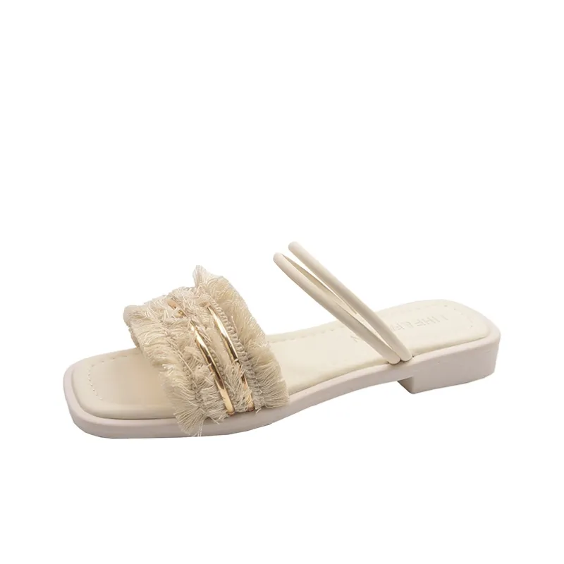 AFJI Rubber Sole Abrasion Resistant Slide Slippers Women's-5