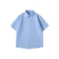 [Short-Sleeved Shirt]Light Blue (Blank)