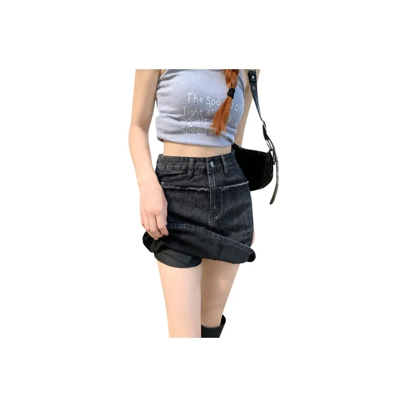 ROBINHOOD Denim Short Skirts Women's-0