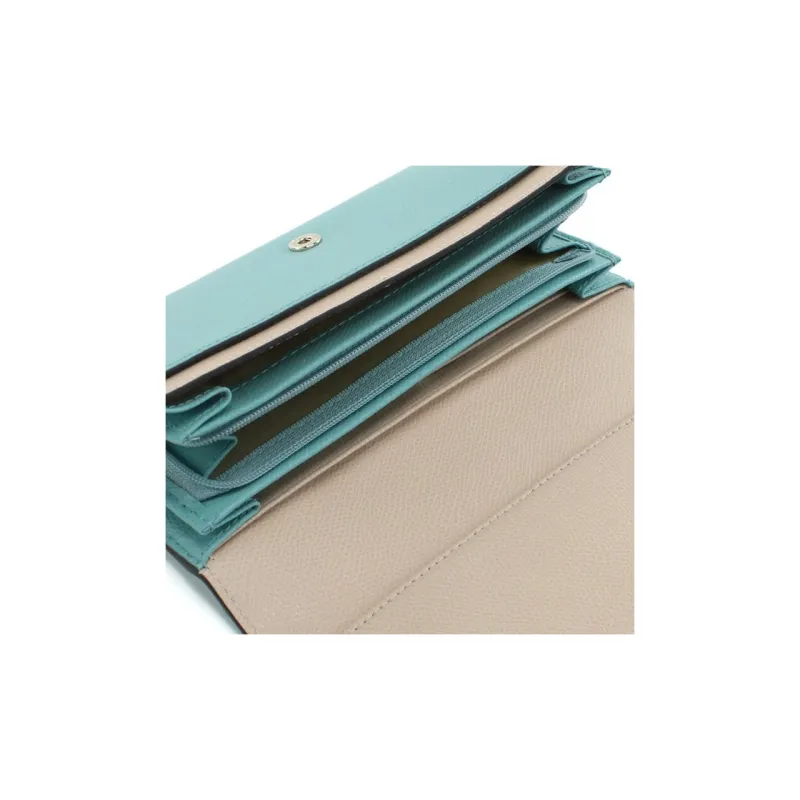 Furla Leather Wallet Extra Large Women's Lake Blue-2