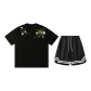 2-Pack (Black Top+Black Shorts)