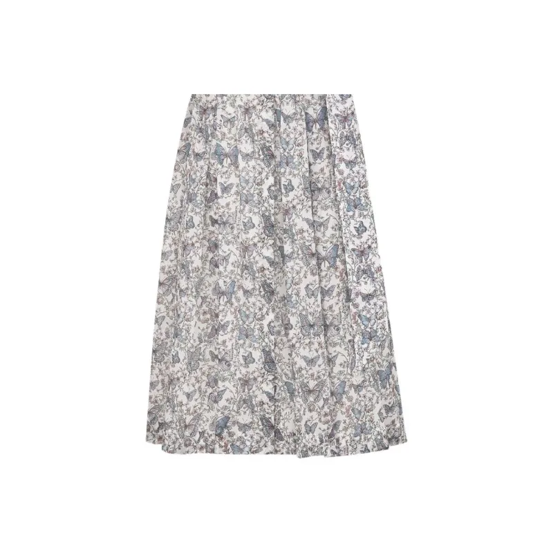 DIOR Short Sleeved Dress Women's Multicolor-3