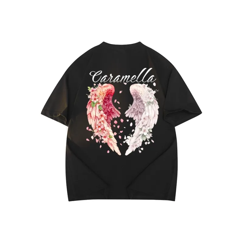Caramella Drop Shoulder Sleeve T Shirt Women's-9