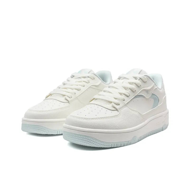 XTEP Skateboard Shoes Women's Low Top Sail White/Moonstone Blue-3