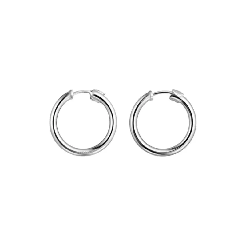 TAOSIXIONG 925 Sterling Silver Earrings Women's Silver-1