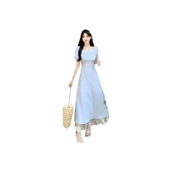 Mu Xiao Xin Short Sleeved Dress Women's