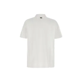 LACOSTE X Netflix Logo patch Cotton Polo Shirt