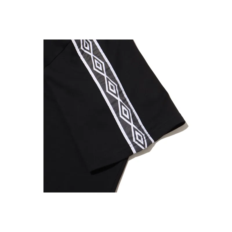 Umbro SS24 SIDE TAPE Collection T Shirt Unisex Black-2