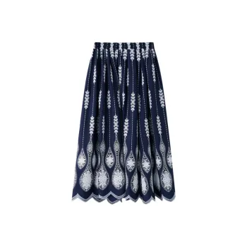 SHUXI Casual Long Skirt Women's
