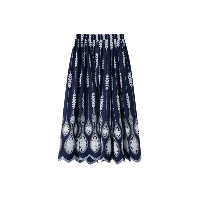 SHUXI Casual Long Skirt Women's-0