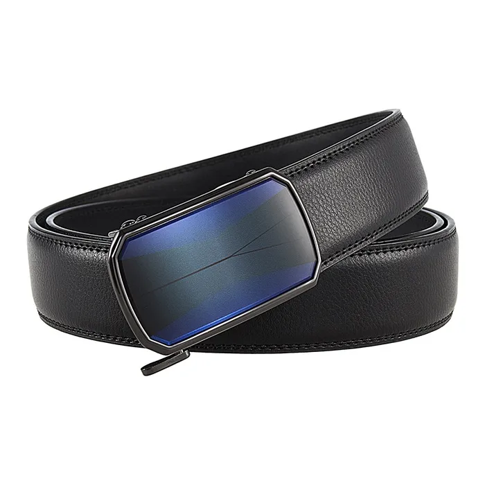 Yalu Cow Leather Belts Men's Width 3.5CM-3