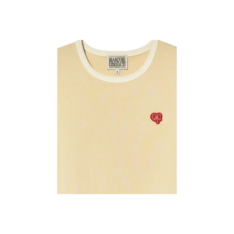 MARITHE FRANCOIS GIRBAUD Regular T Shirt Women's Butter-5