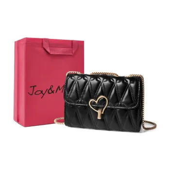 Joy&Mario Synthetic Leather Shoulder Bag Regular Women's Black