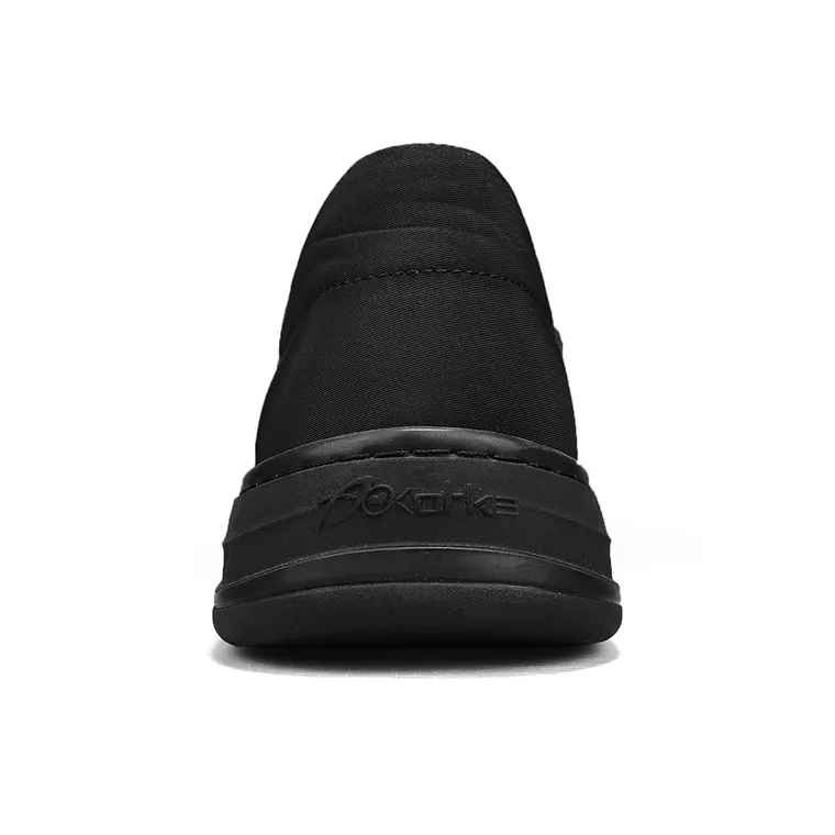 AD Breathable And Lightweight Low Top Casual Shoes Men's Black-4