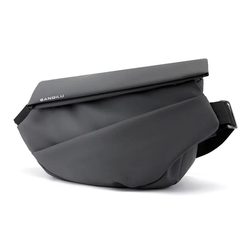 BAODIDAISHU Nylon Multifunction Crossbody Fanny Pack Sling Bag Regular Men's Black/Army Green/Gray-9