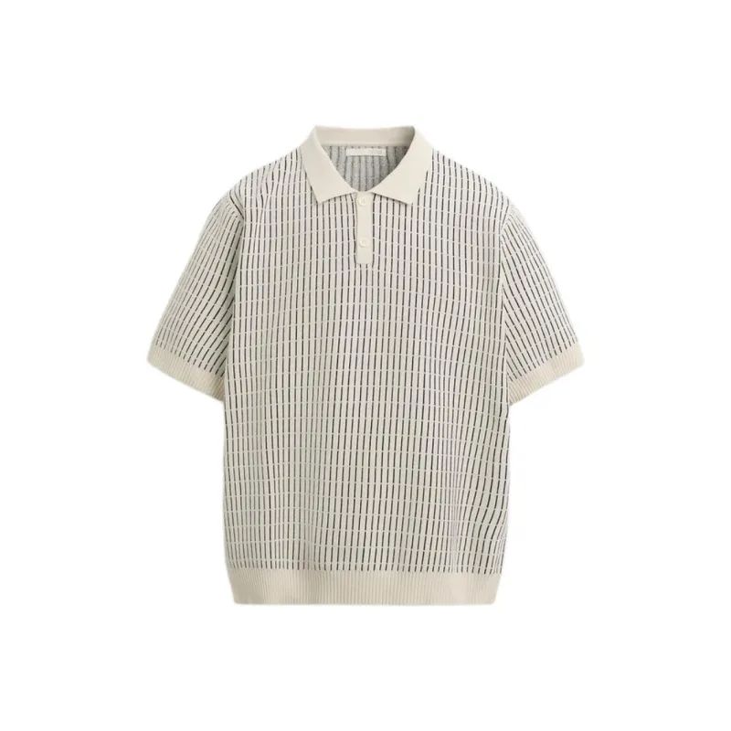 ZARA Polo Shirts Men White-0