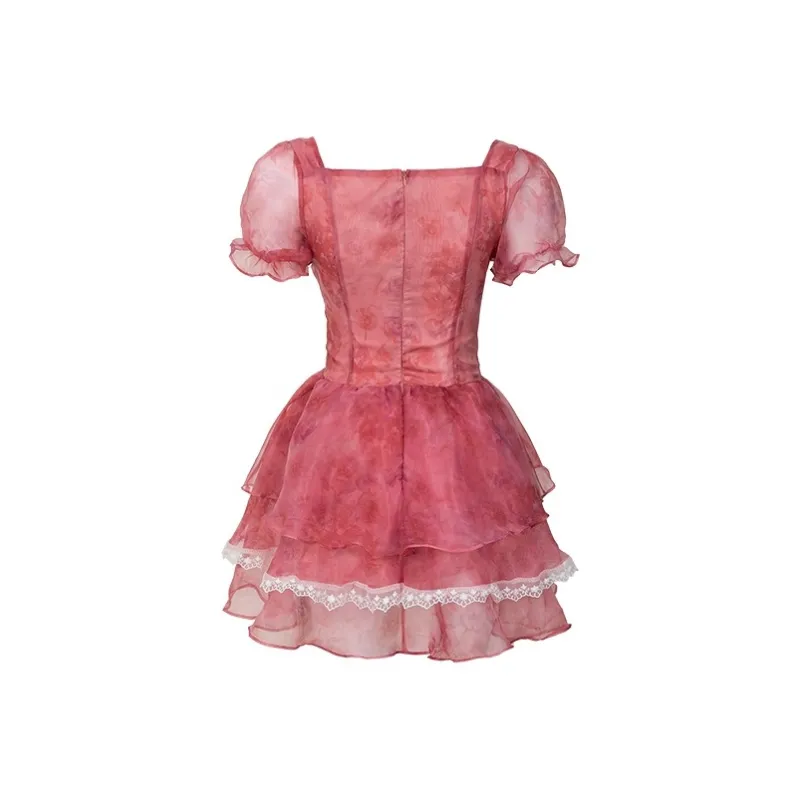 Mu Xiao Xin Short Sleeved Dress Women's-1