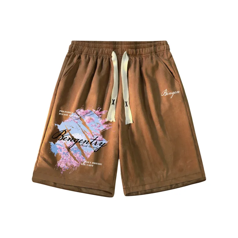 BENGEN Casual Shorts Unisex-8