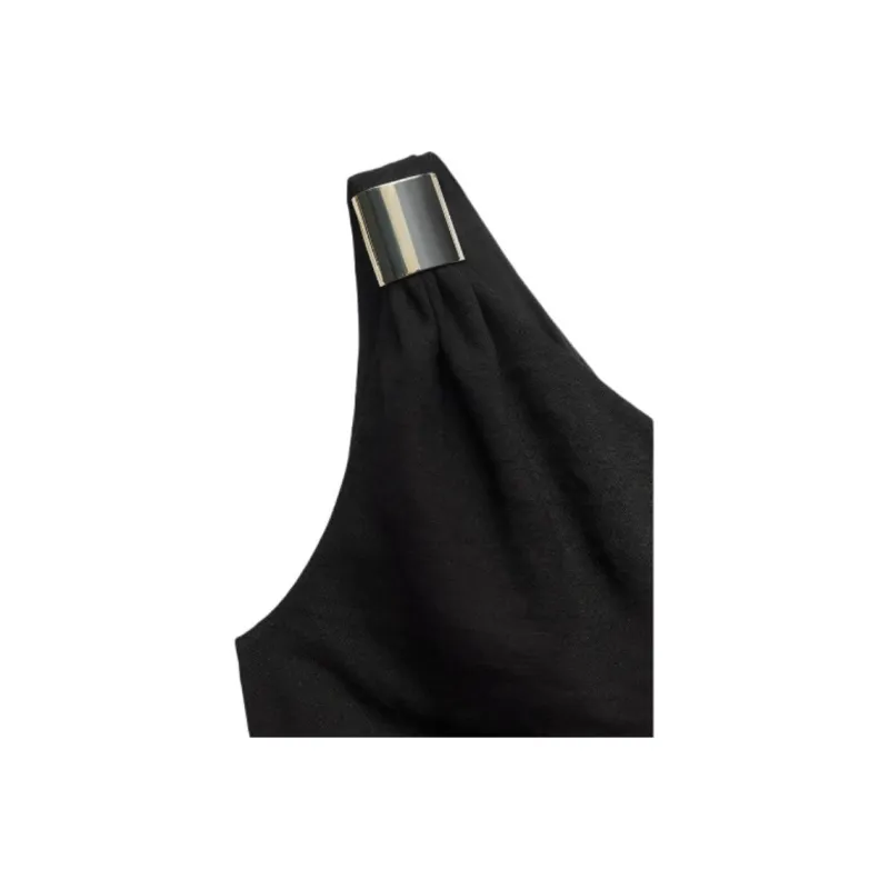 ZARA Sleeveless Dress Women's Black-2