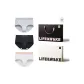 Black/Light Heather Gray/White 9729 Women's (3 Pack)