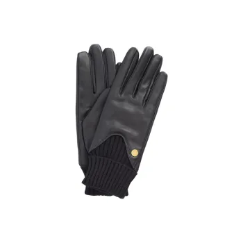 BARBOUR Sheepskin Gloves Women's Black