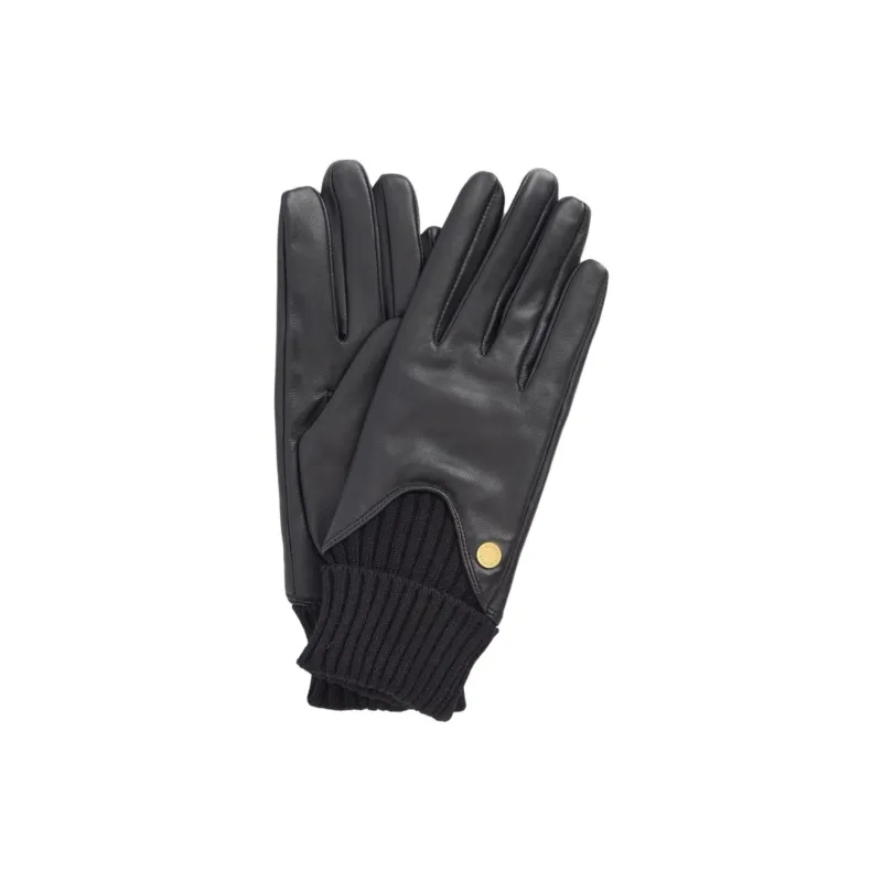 BARBOUR Sheepskin Gloves Women's Black-0