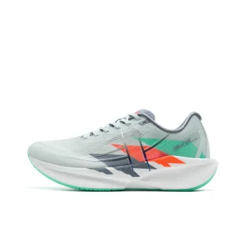 XTEP 360X 2.0 Running Shoes Men Low Top Moonstone Blue, Super Orange, Crystal Teal