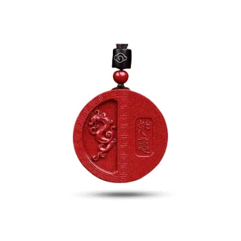 Sima Is Ethereal Cinnabar Jade Pendants Unisex