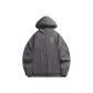[UPF50+Super-Light Breathable]Dark Gray (B Metal Dog Chest Logo)