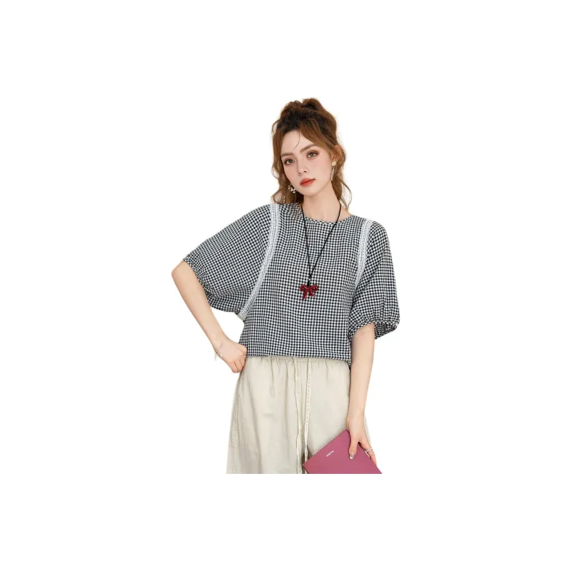 FAWENXIANGZI Shirts Women's-0