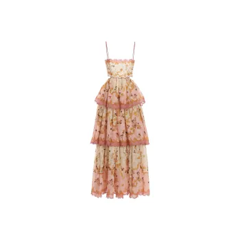 Zimmermann SS23 Sleeveless Dress Women's Orange