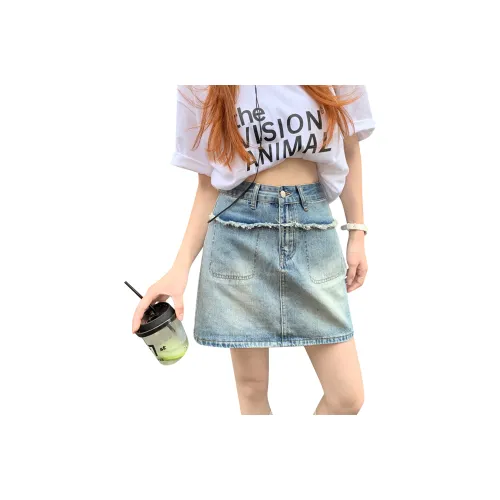 ROBINHOOD UNIFREE Denim Short Skirts Womens Women's