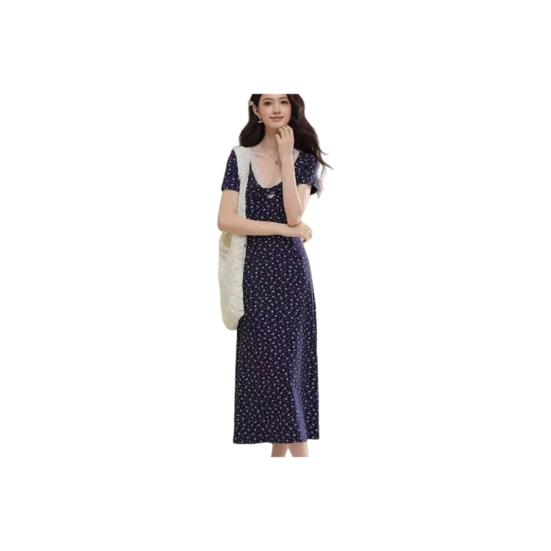 Cotton Gene Short Sleeved Dress Women's-0