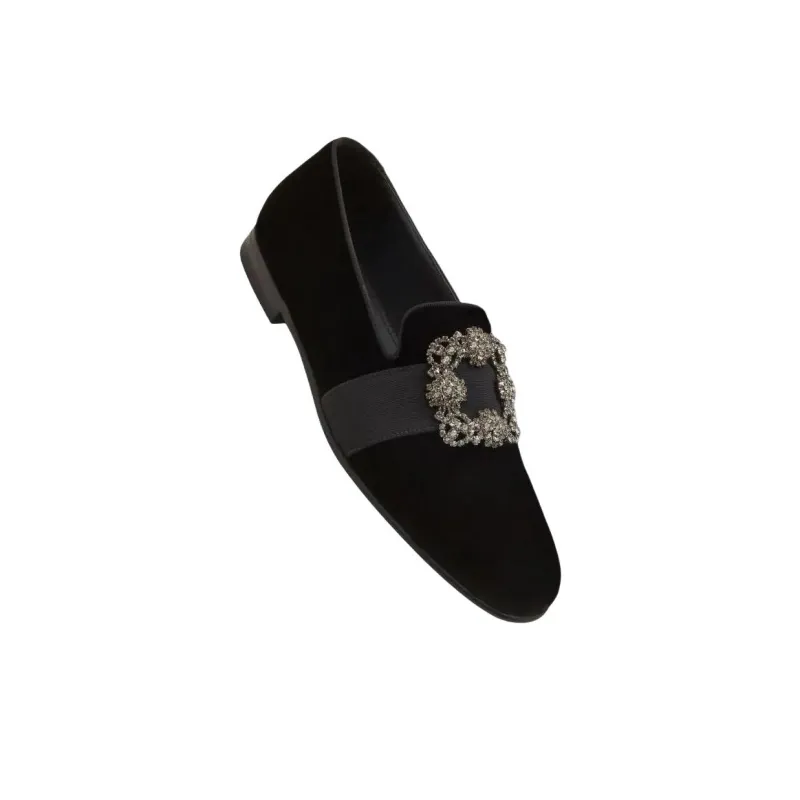 MANOLO BLAHNIK Carlton Casual Shoes Men's Black-3