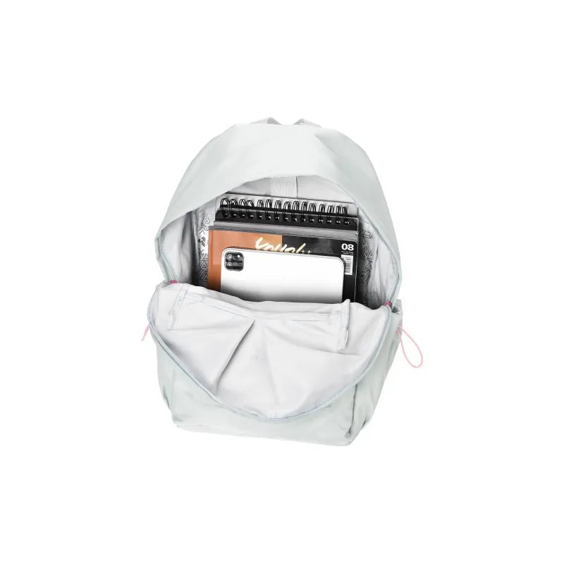 DRACONITE Polyester Embroidery Logo Backpack 15.16 Laptop Bag Unisex White-3