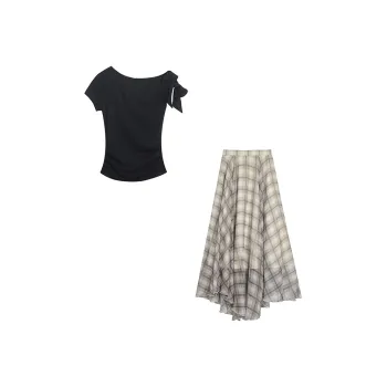 LUYOUYE Two Piece Skirt Sets Women's