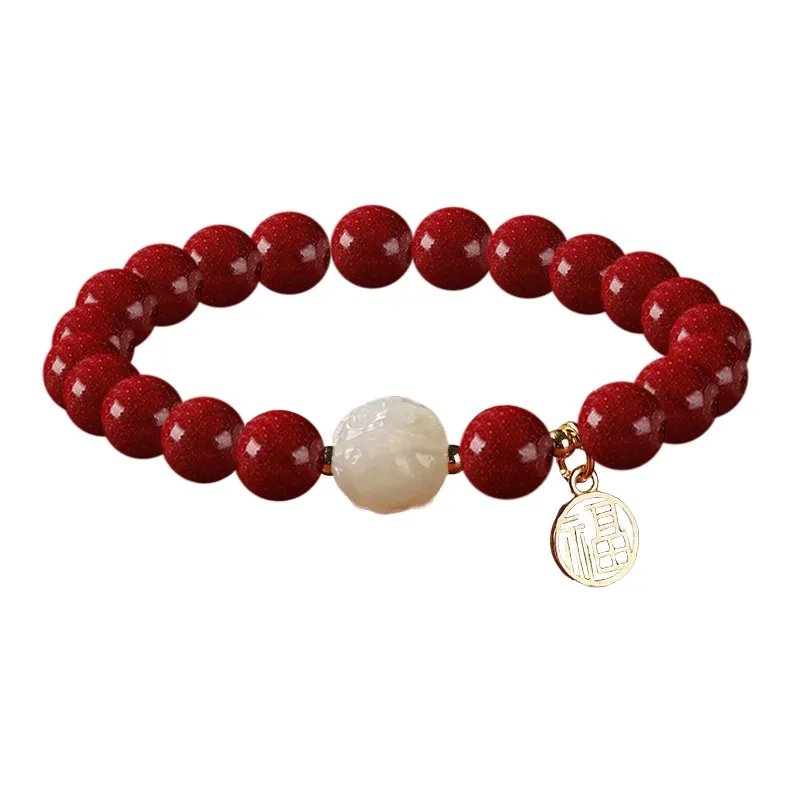 The Thousand Seals Family Cinnabar Bracelets Unisex-4