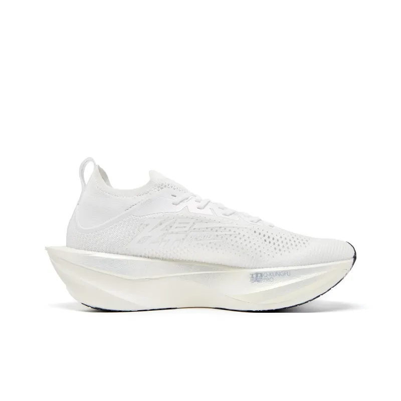 QIAODAN Feiying Plaid 2.0 Running Shoes Men Low Top Jordan White Silver-1