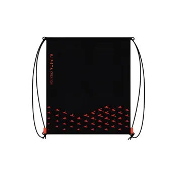DECATHLON Polyester Backpack Unisex Black Orange