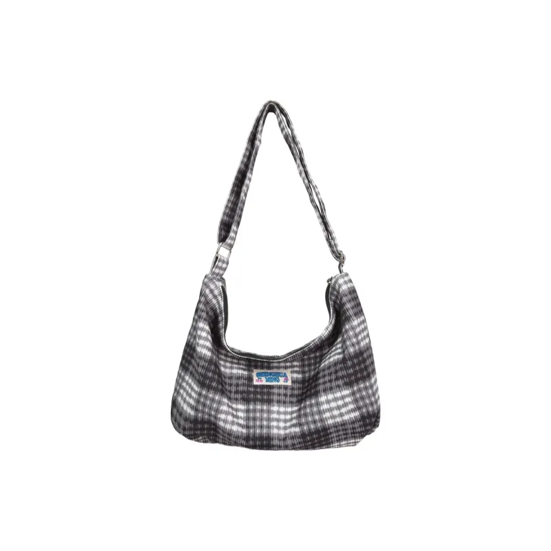 BAODIDAISHU Corduroy Shoulder Bag Women's Multicolor-0