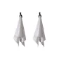 2 Pack]Crown Logo Face Towel (White+White)